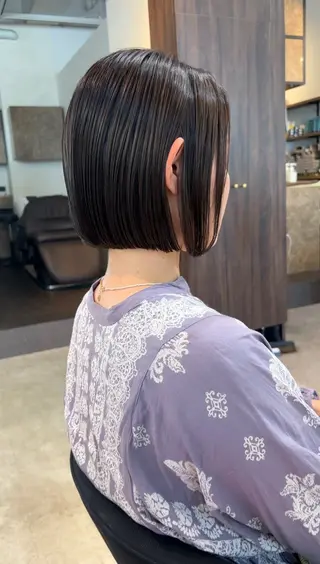 ボブ  艶髪 ふうとのヘアスタイル