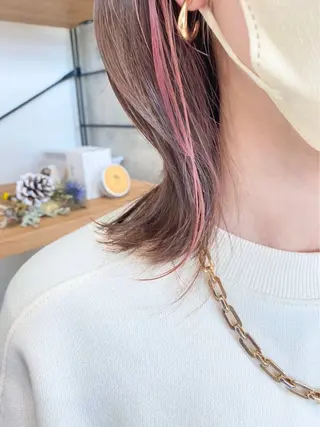 ショート ✨透明感カラー/縮毛 恵比寿HAYATO✨のヘアスタイル