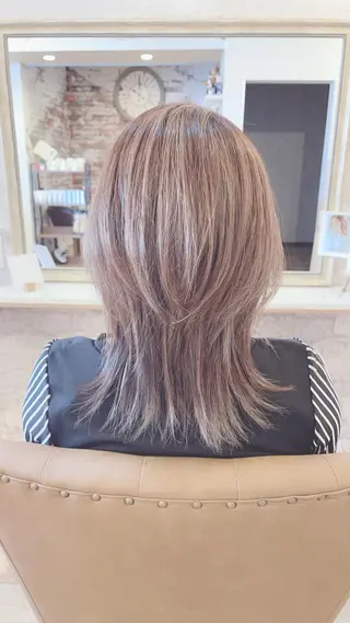 ミディアム カラー 【DECIDE L.A.W】氏原　将のヘアスタイル