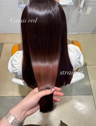 ロング カラー レイヤー/透明感 /髪質改善/ほのかのヘアスタイル