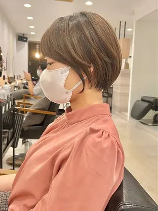 ショート 福井 茉菜美のヘアスタイル