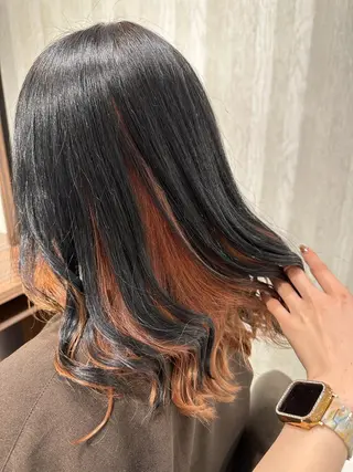 ロング カラー ブリーチ/艶カラー カノ🌼のヘアスタイル