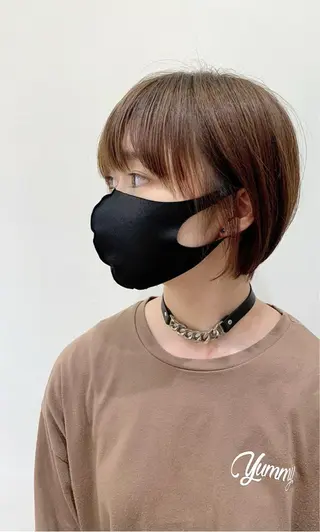 ショート ナガス カズアキのヘアスタイル