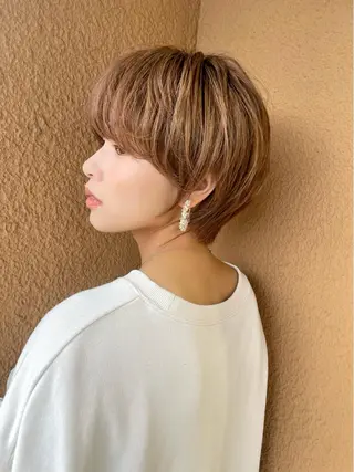 ショート ショートショートボブ うるはのヘアスタイル