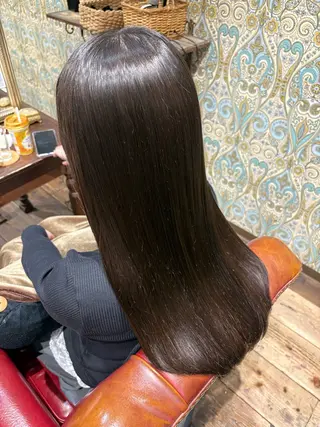 パーマ なぎさ 🎀  / 透明感カラー/心斎橋のヘアスタイル