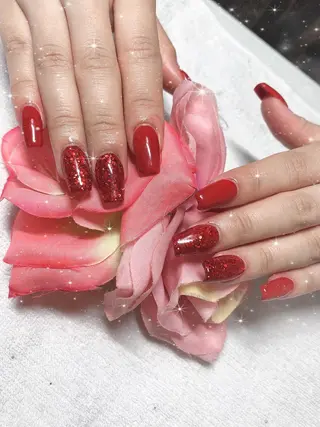 ミディアム ネイル 《LB》ラブリエ Nail&eyeのマツエク・マツパデザイン