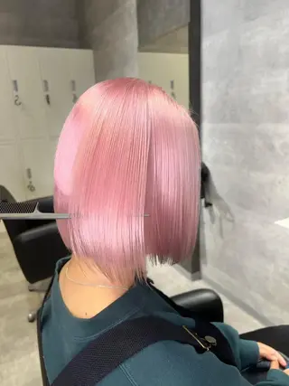 ミディアム _WHITE+ 南海難波店のヘアスタイル