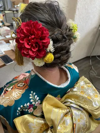 ヘアアレンジ 磧本 祐里恵のヘアスタイル