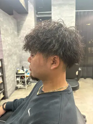 ショート パーマ メンズ men's salonAno所属・メンズサロンAno. YUKIのヘアスタイル