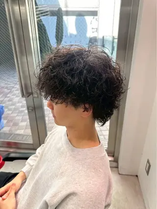 パーマ メンズ レディース／メンズ パーマ特化／内山遥斗のヘアスタイル