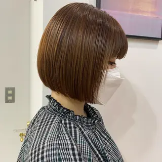 ミディアム カラー 🪭risa 暖色/レイヤー🪭のヘアスタイル