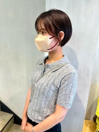 ショート ミゾブチ ユリカのヘアスタイル