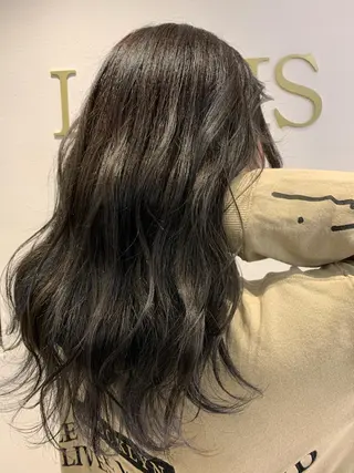 ミディアム カラー ヘアアレンジ メンズ 🤍韓国風レイヤー/ 艶髪🤍鳥越美羽のヘアスタイル