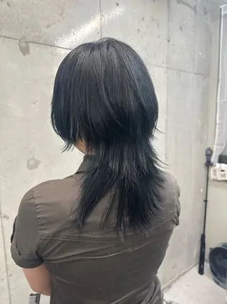 ミディアム カラー Amelie yunのヘアスタイル