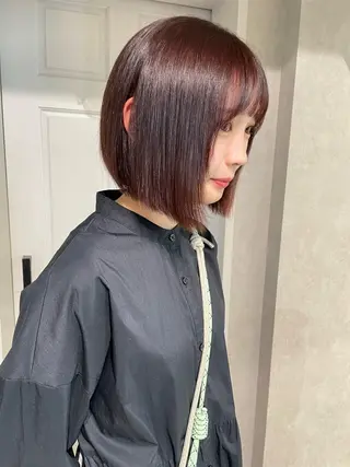 ショート カラー ナチュラル透明感🌱 小山美樹子のヘアスタイル