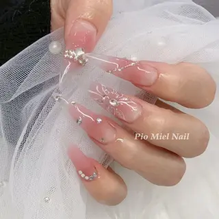 ネイル HANA 長さだしのネイルデザイン