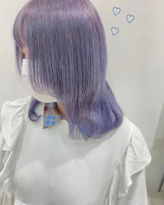 ミディアム カラー 新宿駅近♡個室 ♡関口三都季🌜のヘアスタイル