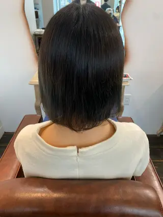 ミディアム カラー パーマモデル募集中 渥美翔人のヘアスタイル