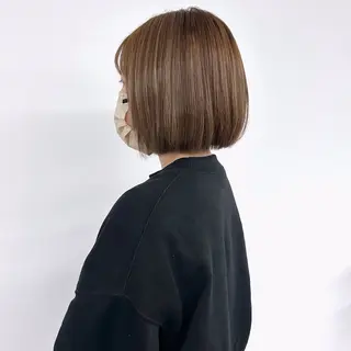 ショート 髪質改善/艶カラー /透明感/石田桃子のヘアスタイル