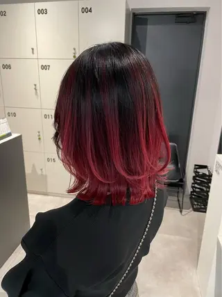 ミディアム カラー ブリーチ👩🦳/ ✂︎MANAMIのヘアスタイル