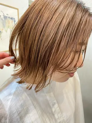 カラー 大山 茶子のヘアスタイル