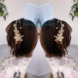 ヘアアレンジ ヘアセット 🤍AIRA🤍のヘアスタイル