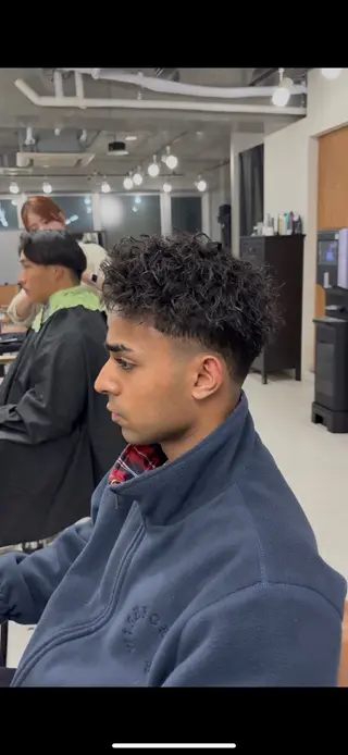 パーマ メンズ メンズパーマ特化 園田　楓莉のヘアスタイル