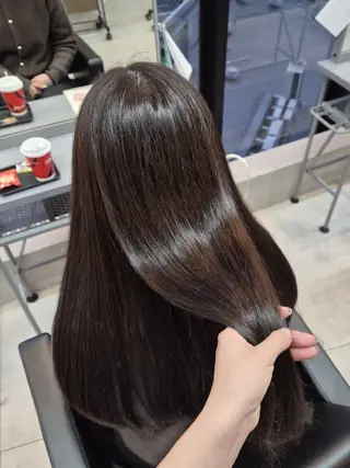 ロング ️🫧髪質改善/縮毛 矯正/寺西紗友望🫧のヘアスタイル
