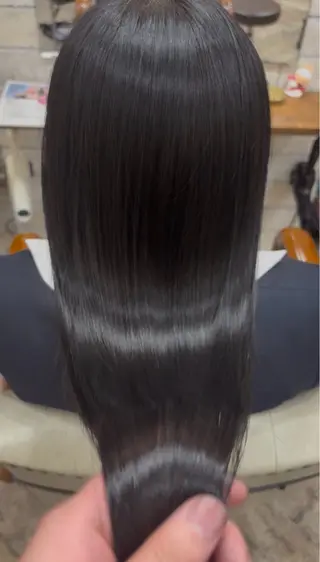 ロング カラー 髪質改善カラー/ 結べるレイヤー/文野のヘアスタイル