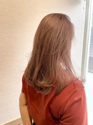 セミロング カラー 髪の家 tikiのヘアスタイル