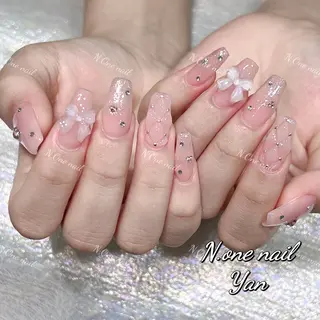 ネイル 長いだし/スカルプ/ パラシェルN.oneのネイルデザイン