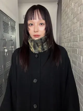 ロング カラー rikuto カット/パーマのヘアスタイル