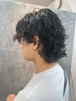 パーマ メンズ Noyヨシモト ヒロトのヘアスタイル
