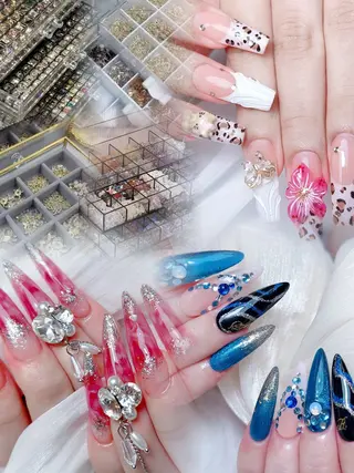 ネイル M🌷nail 長さだし専門店のネイルデザイン