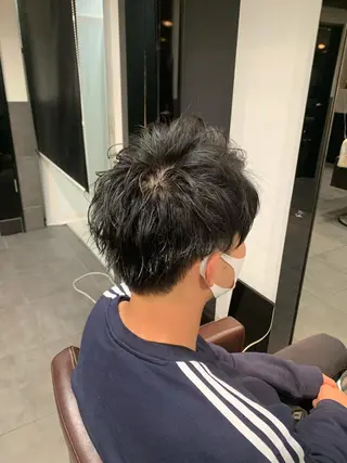 ショート メンズ 新宿御苑前/新宿 Ryuseiのヘアスタイル