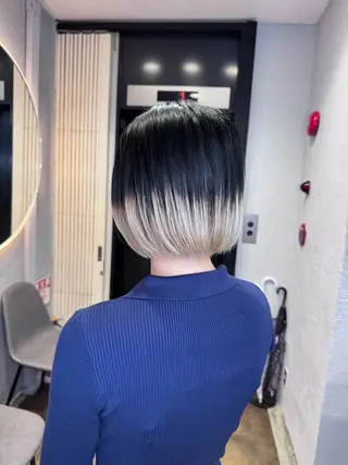 ショート カラー dao/ミルクティー /ブラウン/ブロンドのヘアスタイル