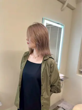 ミディアム カラー ヘアアレンジ ✨️透明感カラー✨️ kaiseiのヘアスタイル