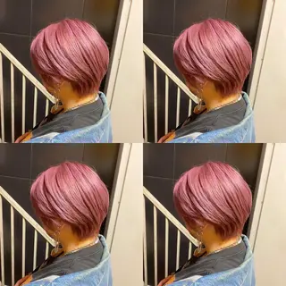ショート ✨縮毛矯正✖︎顔周り レイヤー✨ナカムラのヘアスタイル