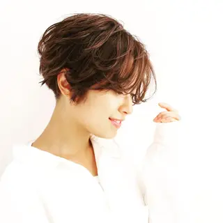 ショート カラー ‪🌿パーマ大好評 メンズ特化🌿ワタルのヘアスタイル