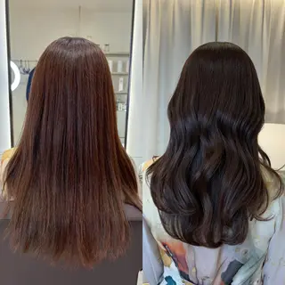 ロング EIGHT plum TOKIOリミテッドのヘアスタイル