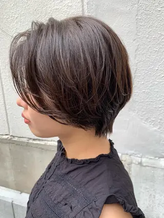 ショート カラー 落合 優樹のヘアスタイル