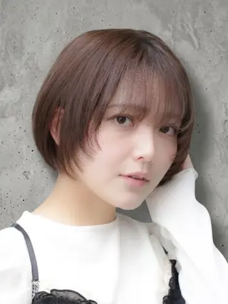 ショート 透明感カラー🐾 Riona🎀のヘアスタイル