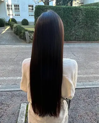 ロング ハイライト特化小澤 奈津美のヘアスタイル
