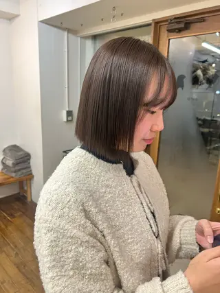 ショート カラー 大阪デザインカラー/ カットモデル募集のヘアスタイル