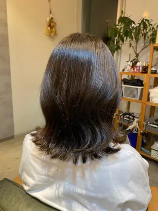 ミディアム 🎀クロスパーマ/ ボブ🎀MOMONAのヘアスタイル