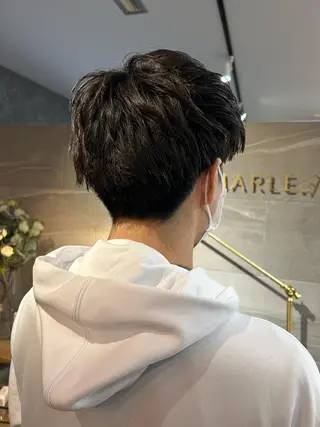 メンズ 増渕 里奈のヘアスタイル
