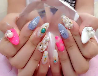 ネイル 🩵池袋heart nail🩵のネイルデザイン