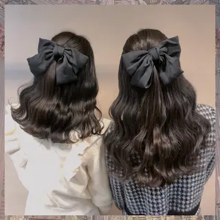 セミロング ヘアアレンジ Kanami ❤︎のヘアスタイル
