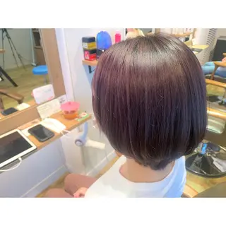 ショート カラー ツキダテ ユイのヘアスタイル