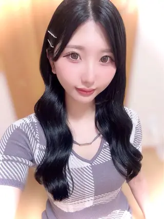 セミロング カラー 抜け感/ワンカラー/ 明大前/桑田のヘアスタイル